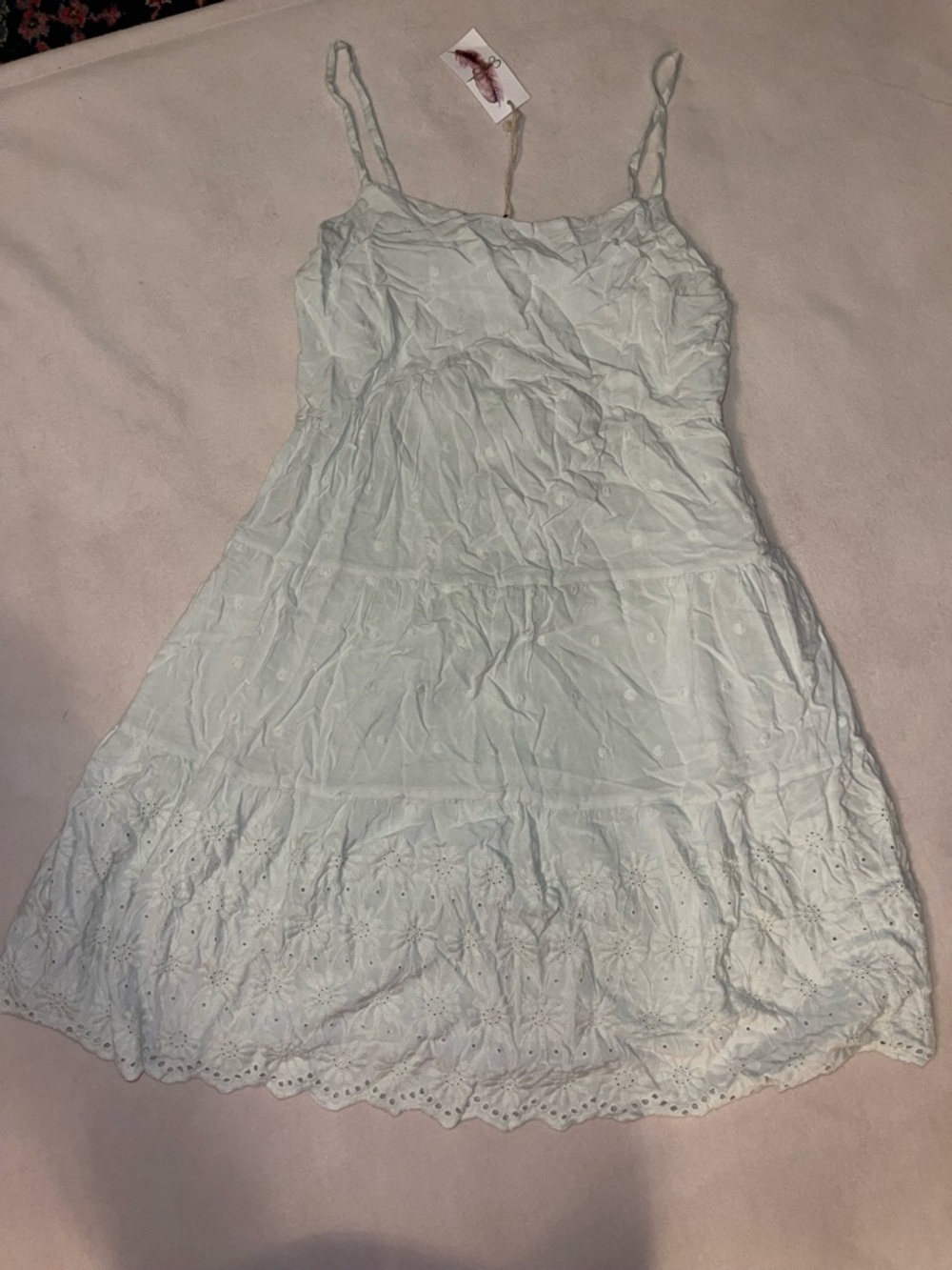 Jessica Simpson Light Mint‎ Eyelet Sundress